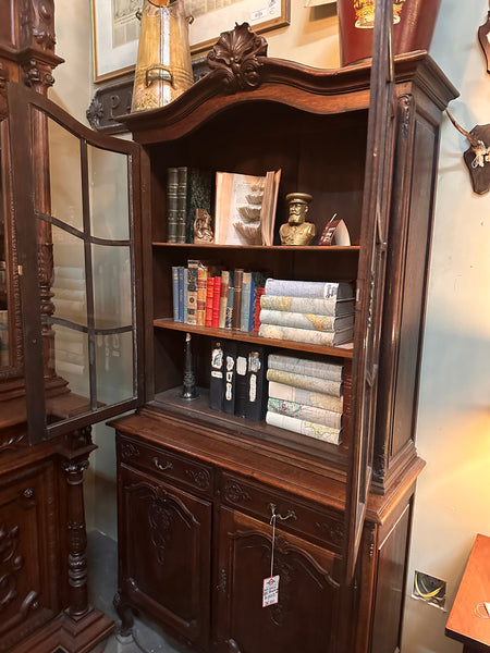 Louis XVI Oak Bookcase