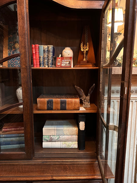 Louis XVI Oak Bookcase