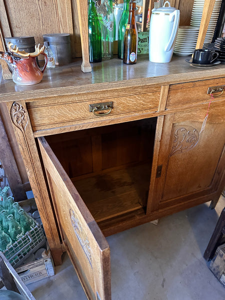 European Art Nouveau Cupboard