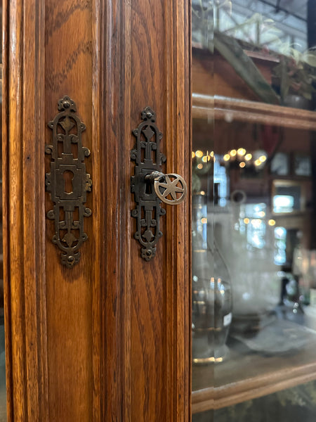 Apothecary Cabinet with Beveled Glass